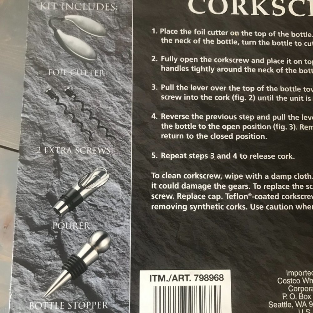 Professional Corkscrew Set - Picture 9 of 11